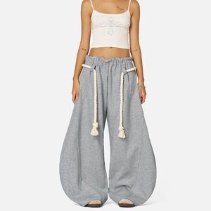 AELFRIC EDEN SUPER BAGGY BARREL SWEATPANTS NWT